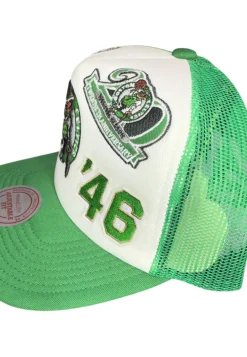 Boné Mitchell & Ness Green Celtics Gridlock Trucker