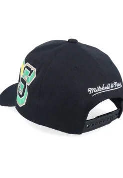 Boné Snapback Mitchell & Ness Black Celtics Hyper Type Pro
