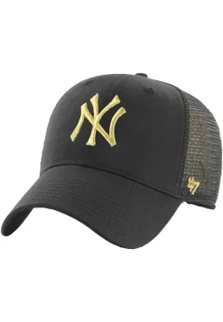 Boné Trucker Mvp Com Logotipo Metálico 47 Marca Preto Yankees