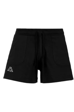Calções Em Algodão De Fitness Mulher Kappa Caber. Preto