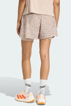 Calções 2 Em 1 Com Estampado Terrex Xploric adidas