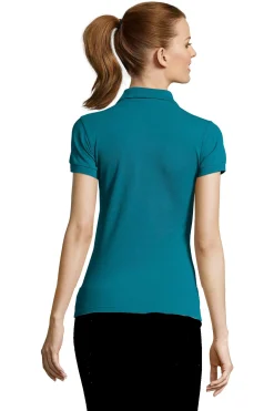 Camisa Pólo De Paixão De Manga Curta Feminina