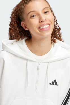 Camisola Com Capuz Em Moletão 3-stripes Essentials adidas