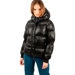 Casaco Après-ski Acolchoado Ecoon Monaco Short Preto