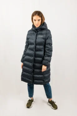 Casaco Après-ski Acolchoado Ecoon Berlin Long Azul
