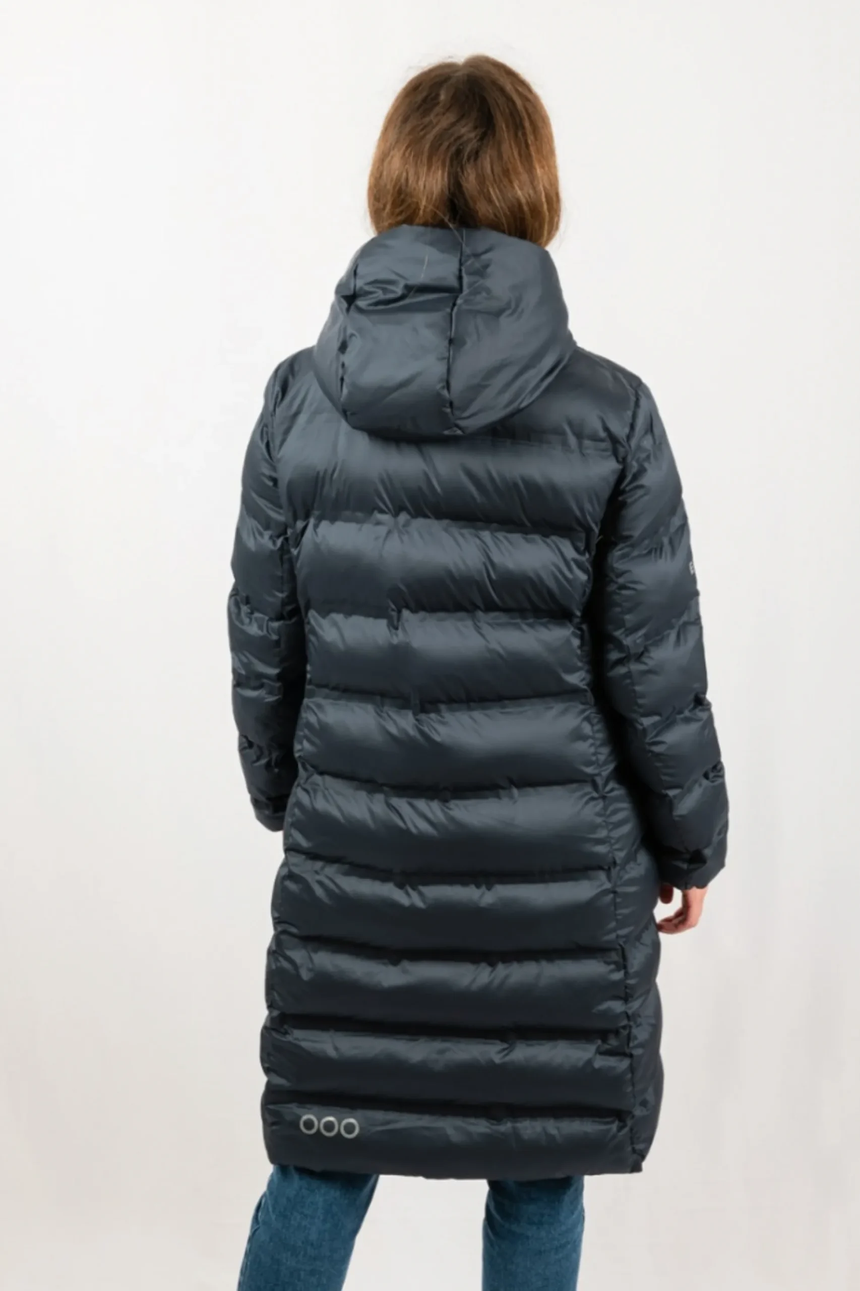 Casaco Après-ski Acolchoado Ecoon Berlin Long Azul