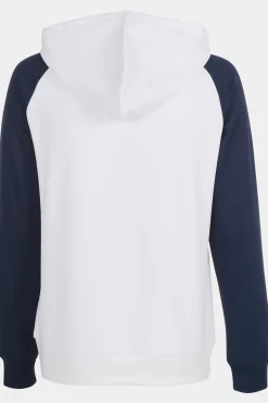 Casaco Com Capuz Joma Academy IV Branco Azul Marinho