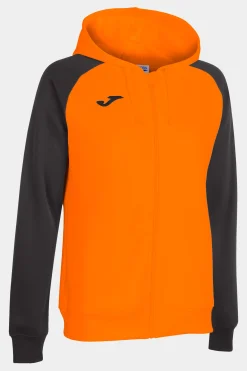 Casaco Com Capuz Joma Academy IV Laranja Preto