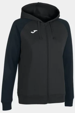 Casaco Com Capuz Joma Academy IV Antracite Preto