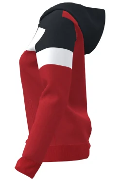 Casaco Com Capuz Joma Crew IV Vermelho Preto Branco