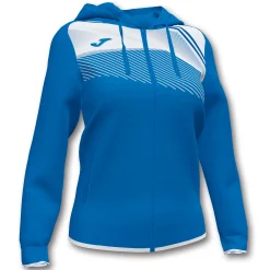 Casaco Com Capuz Joma Supernova II Azul Royal Branco