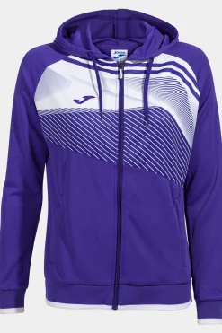 Casaco Com Capuz Joma Supernova II Roxo Branco