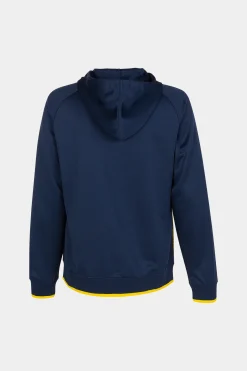 Casaco Com Capuz Joma Supernova III Azul Marinho Amarelo