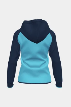 Casaco Com Capuz Joma Supernova II Azul-turquesa Fluorescente Azul Marinho