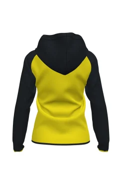 Casaco Com Capuz Joma Supernova II Amarelo Preto