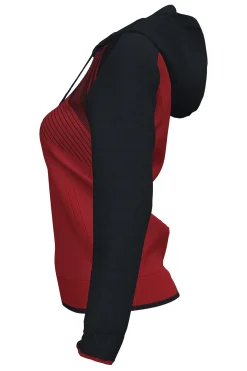 Casaco Com Capuz Joma Supernova II Vermelho Preto