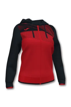 Casaco Com Capuz Joma Supernova II Vermelho Preto
