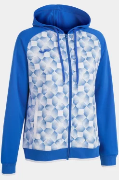 Casaco Com Capuz Joma Supernova III Azul Royal Branco
