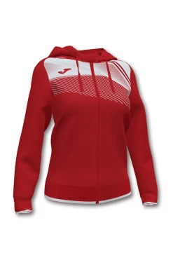 Casaco Com Capuz Joma Supernova II Vermelho Branco