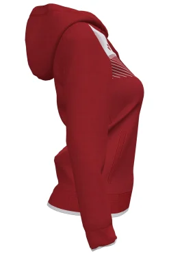Casaco Com Capuz Joma Supernova II Vermelho Branco