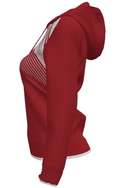 Casaco Com Capuz Joma Supernova II Vermelho Branco