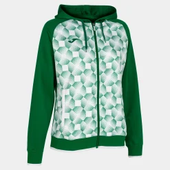 Casaco Com Capuz Joma Supernova III Verde Branco
