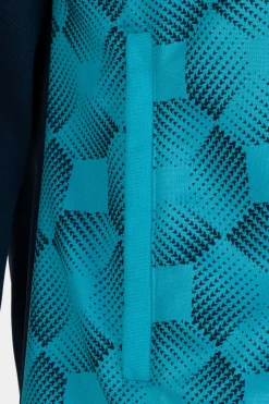 Casaco Com Capuz Joma Supernova III Azul Marinho Azul-turquesa Fluorescente