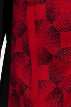 Casaco Com Capuz Joma Supernova III Preto Vermelho