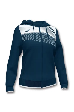 Casaco Com Capuz Joma Supernova II Azul Marinho Branco