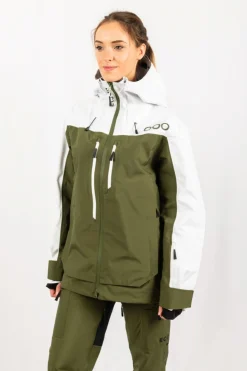 Casaco De Esqui Ecoon Ecoexplorer Cáqui/branco