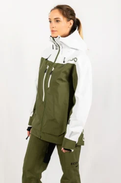 Casaco De Esqui Ecoon Ecoexplorer Cáqui/branco