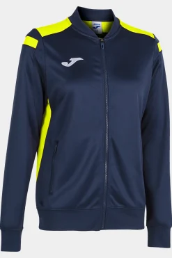 Casaco Joma Championship VI Azul Marinho Amarelo Fluorescente