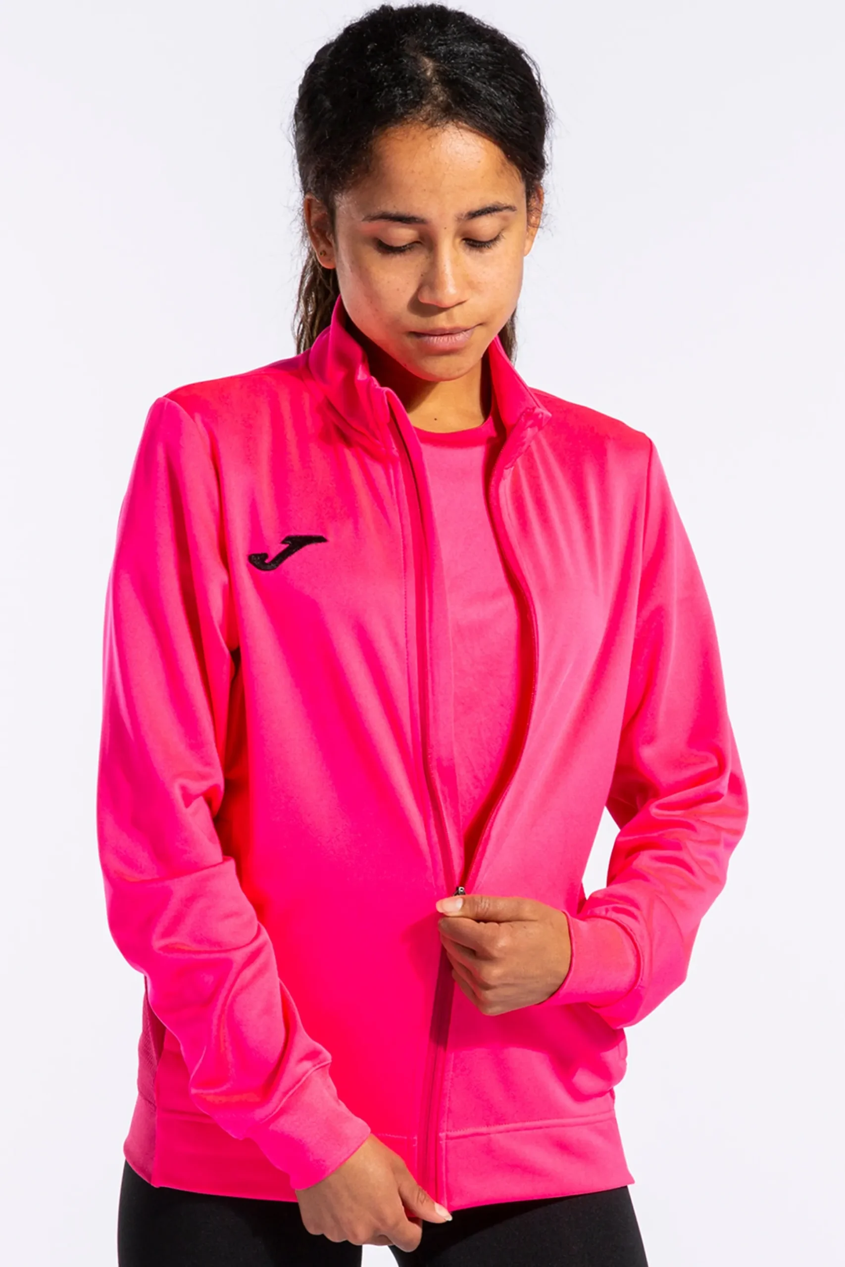 Casaco Winner II Rosa Fluorescente Joma