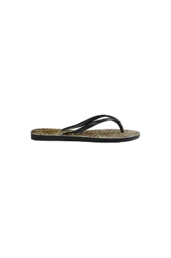 Chinelos Havaianas Slim Leopard