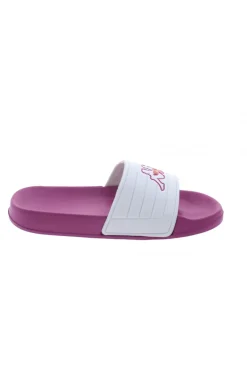 Chinelos Mulher Kappa Noles 7. Branco/rosa.