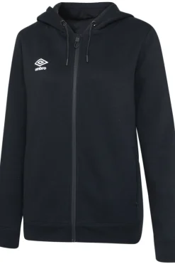 Clube De /ladies Lazer Full Zip Hoodie Umbro Club Leisure