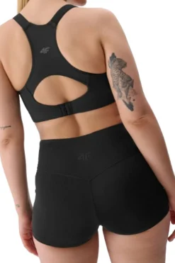 Leggings Curtas De Mulher Para Gimnasia 4f Tfshf392. Preto