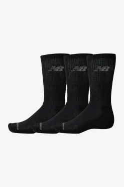 Meias New Balance Performance Basic Crew Cinza (3 Pares)