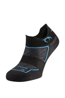 Meias Tiny W Para Mulher Preto/turquesa Lurbel