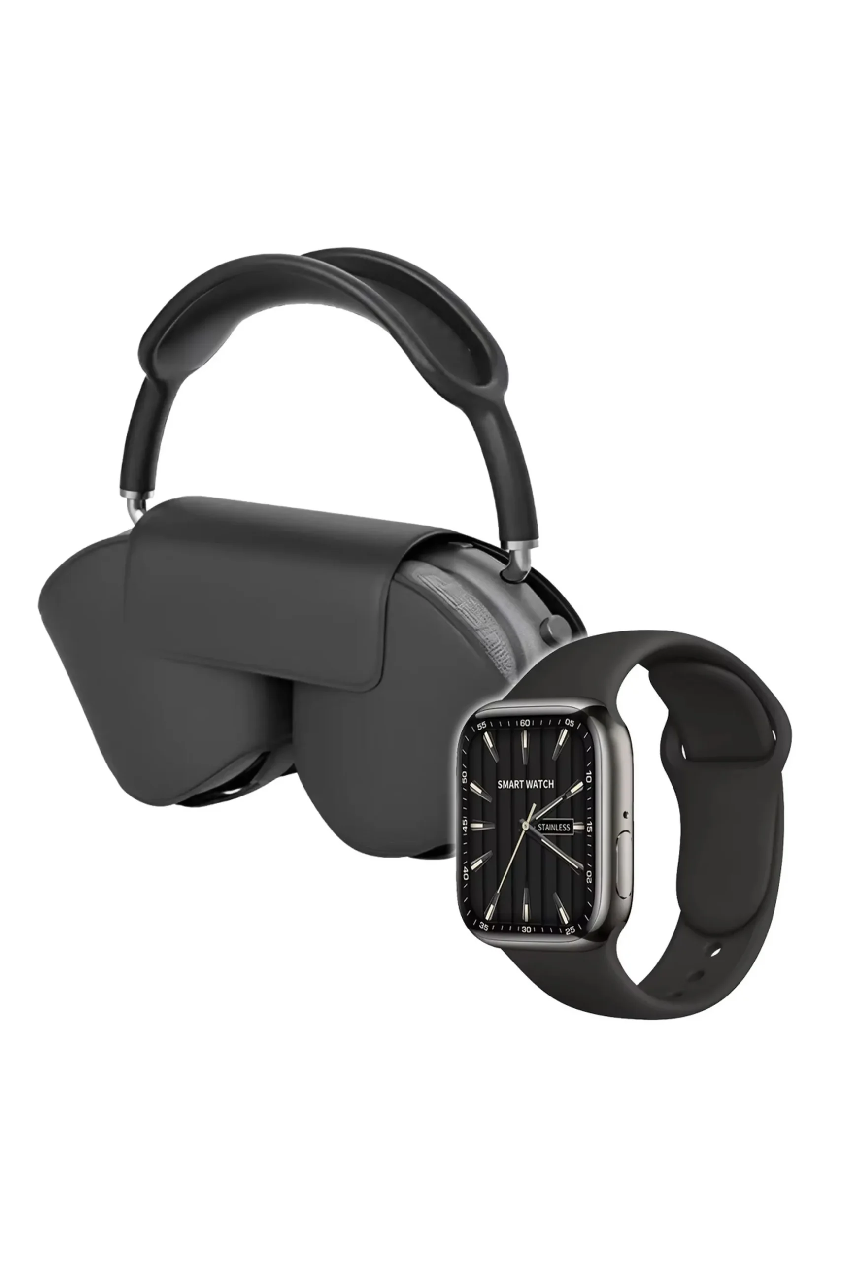 Pack Klack Watch 9 Max Smartwatch Auscultadores Preto