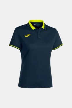 Pólo M/c Joma Championship VI Azul Marinho Amarelo
