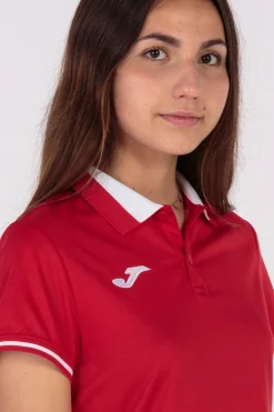 Pólo M/c Joma Championship VI Vermelho Branco