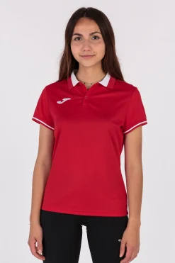 Pólo M/c Joma Championship VI Vermelho Branco
