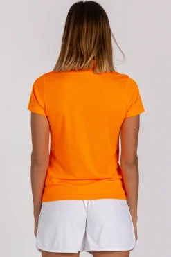 Pólo M/c Joma Hobby Laranja Fluorescente