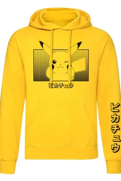 Polar Com Capuz Pokémon Pikachu Katakana