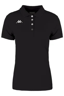 Polo Kappa Menata Preto Para Mulher
