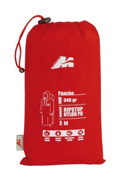 Poncho De Chuva Vermelho Xs.