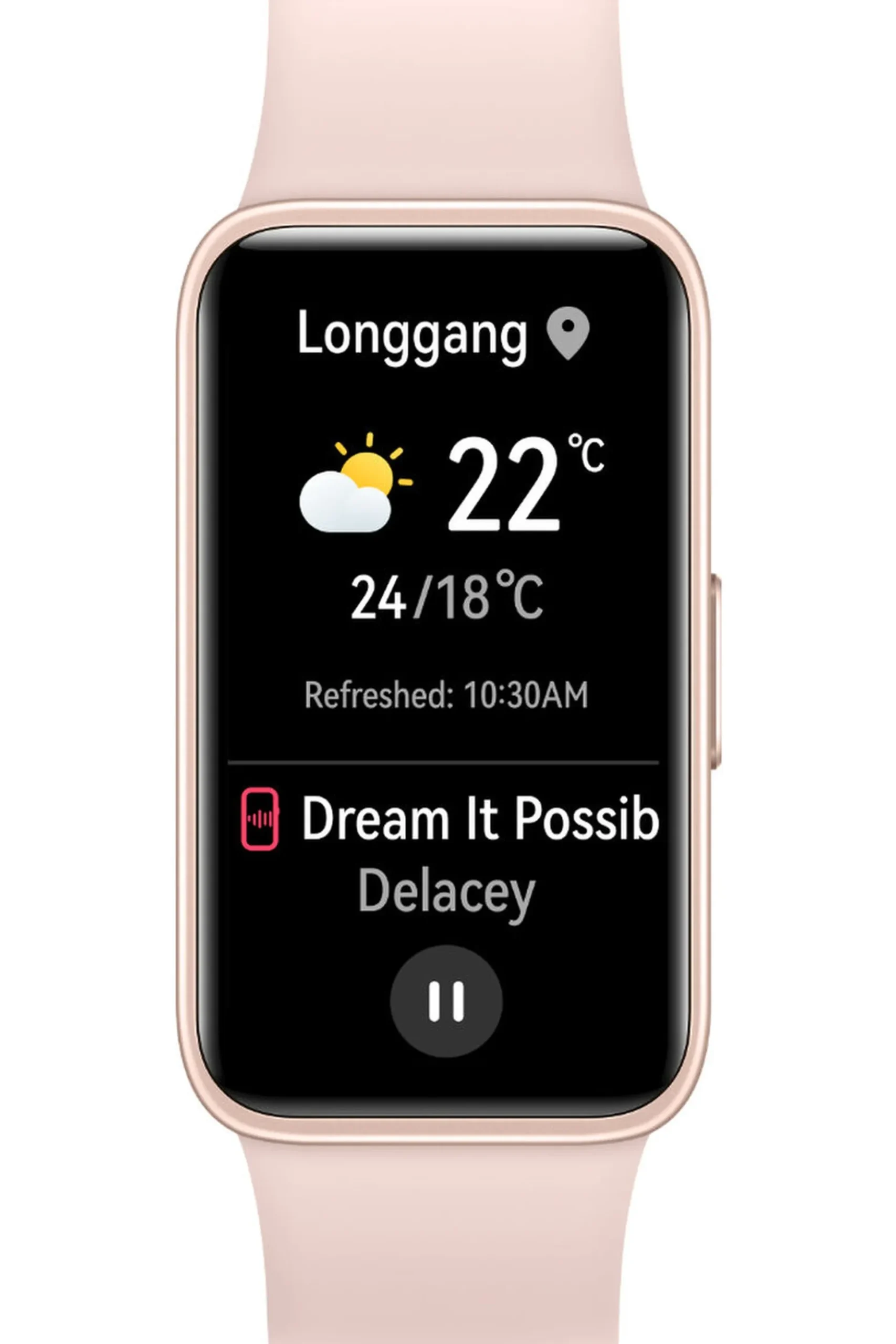 Smartwatch Huawei Band 8 1,47" Cor De Rosa Preto / Ouro Rosa