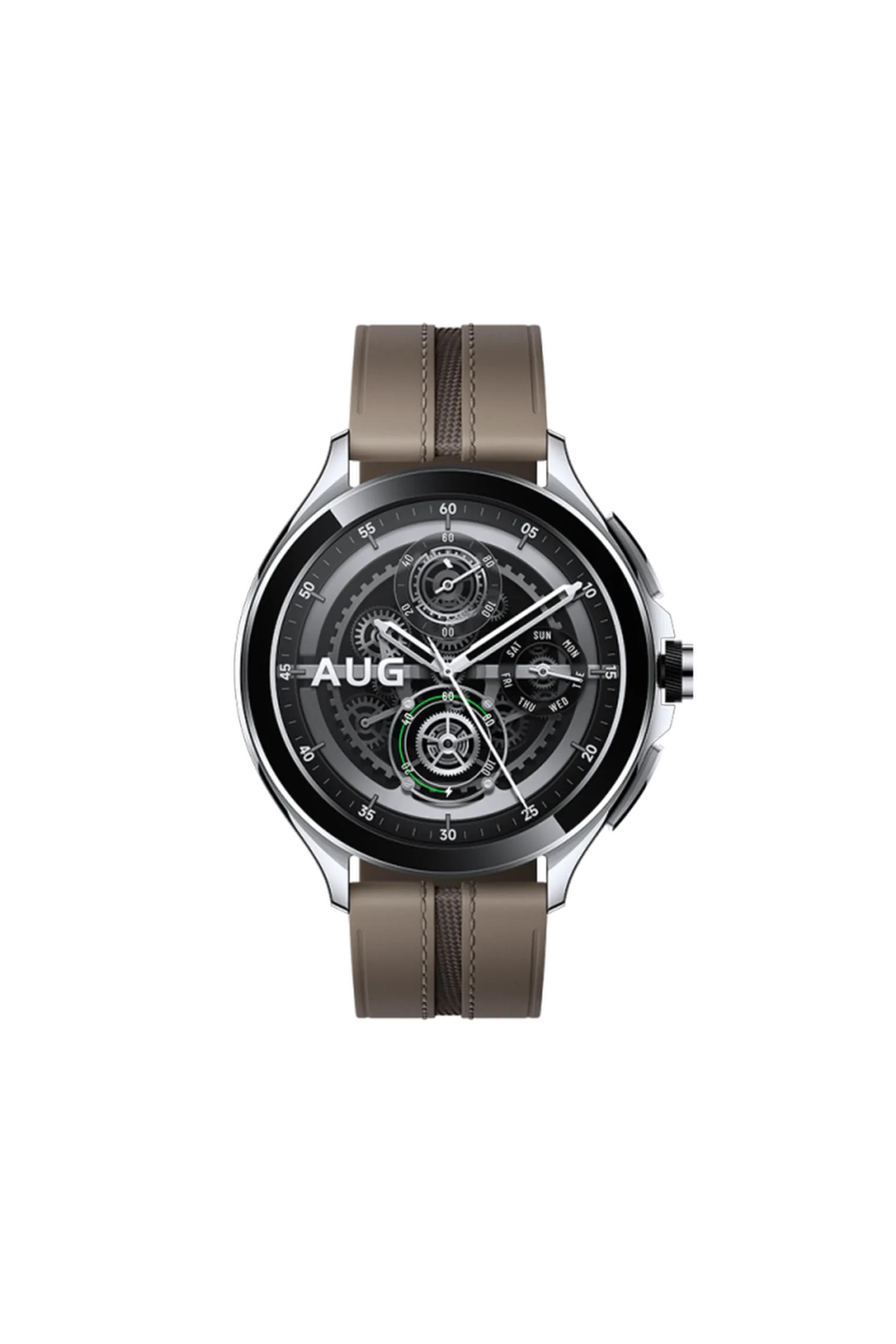 Smartwatch Xiaomi Watch 2 Pro Bt Silver Case & Brown Leather Strap