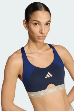 Sutiã De Desporto Com Sustentação Intermédia Em Blocos De Cor Techfit adidas